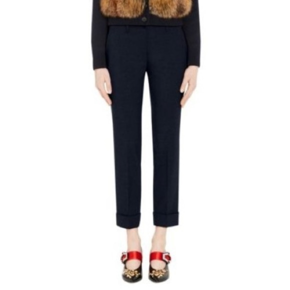 Theory Pants - Theory Skinny Cropped Cuffed Skinny Pants